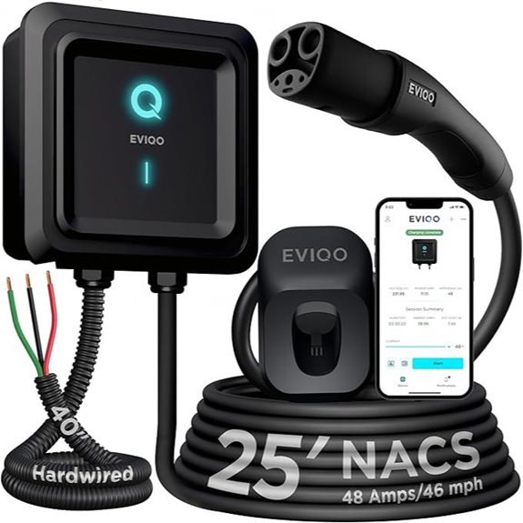 EVIQO Level 2 EV Charger NACS for Tesla
