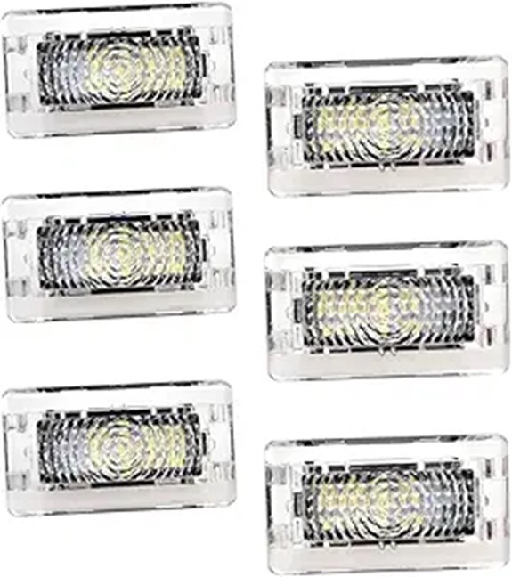 6-Pack Tesla Interior LED Light Bulbs Kit