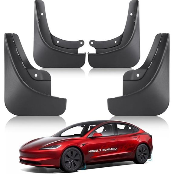 Tesla Model 3 Highland Mud Flaps (4 Pack)