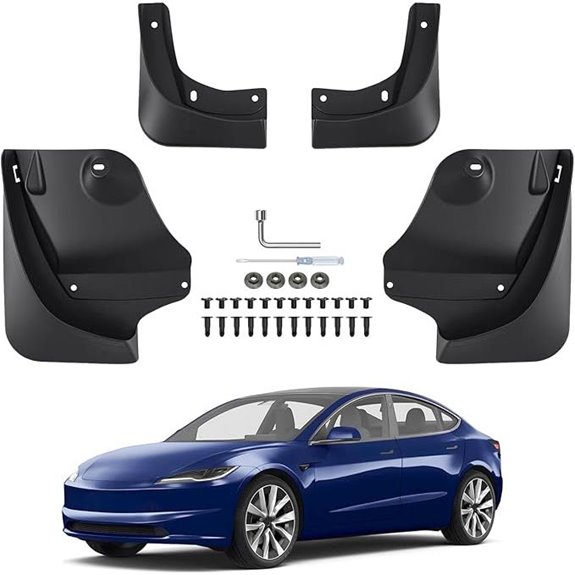 Tesla Model 3 Highland Mud Flaps Set of 4