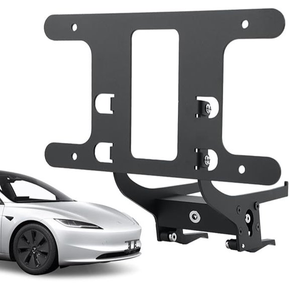 No Drill Tesla Model 3 Highland Front License Plate Holder