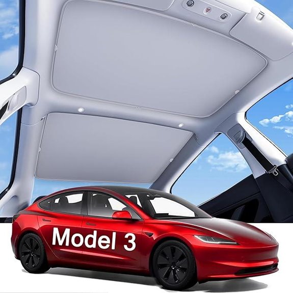 Tesla Model 3 Highland Sunshade Roof with Storage