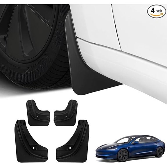 Motrobe Tesla Model 3 Highland Mud Flaps (No Drilling)