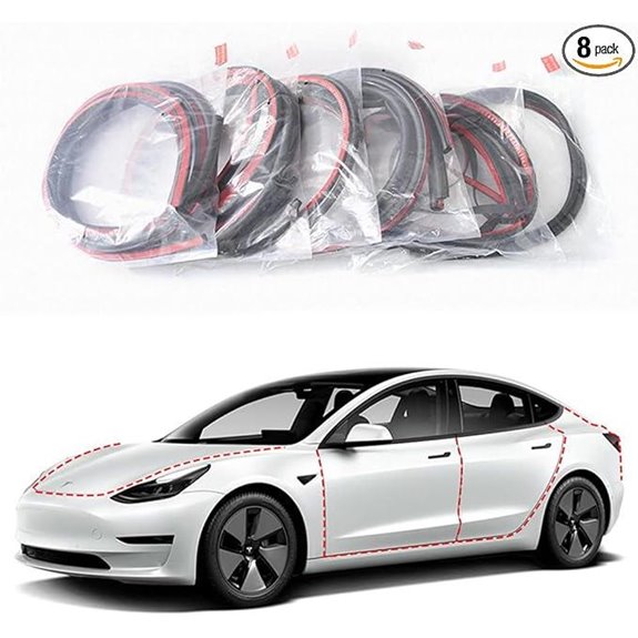 Tesla Model 3 Door Seal Noise Reduction Kit (8 Pack)