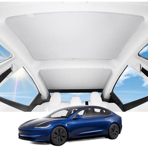 Tesla Model 3 Sunshade Roof (2021-2023) with Storage Bag