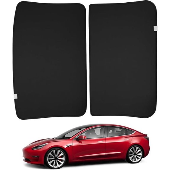 Tesla Model 3 Sunshade Roof Cover with Storage Bag