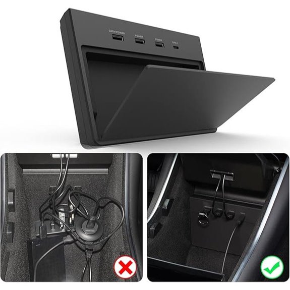 TAPTES 5-in-1 USB Hub for Tesla Model 3
