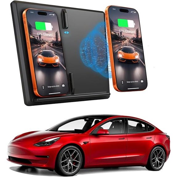 Tesla Model 3 Dual Wireless Charger Pad