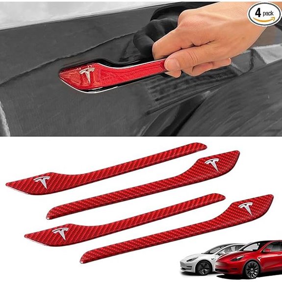 Tesla Model 3/Y Carbon Fiber Door Handle Covers (4-Pack)