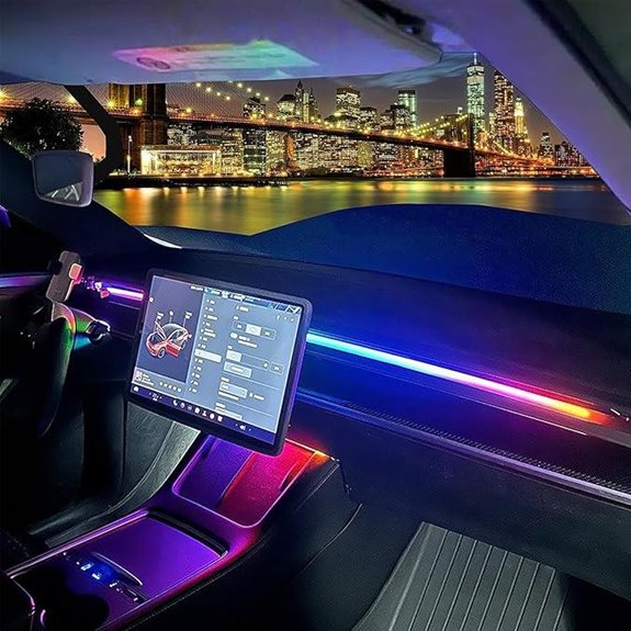 LED Car Ambient Lighting Strip for Tesla Model 3/Y