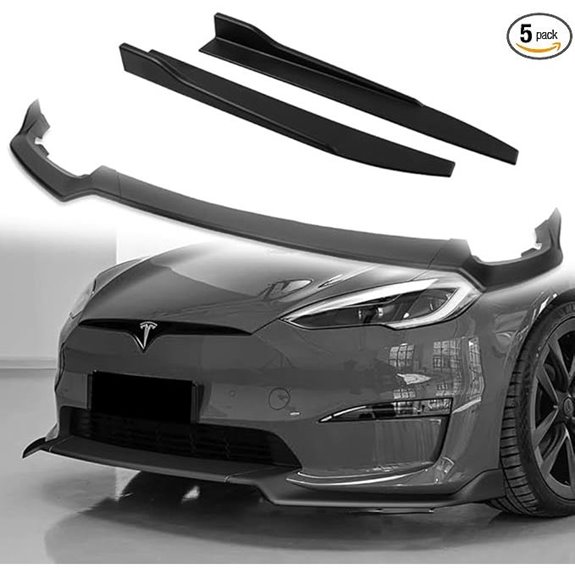 Tesla Model S 2021-2025 Front Bumper Lip & Side Skirt
