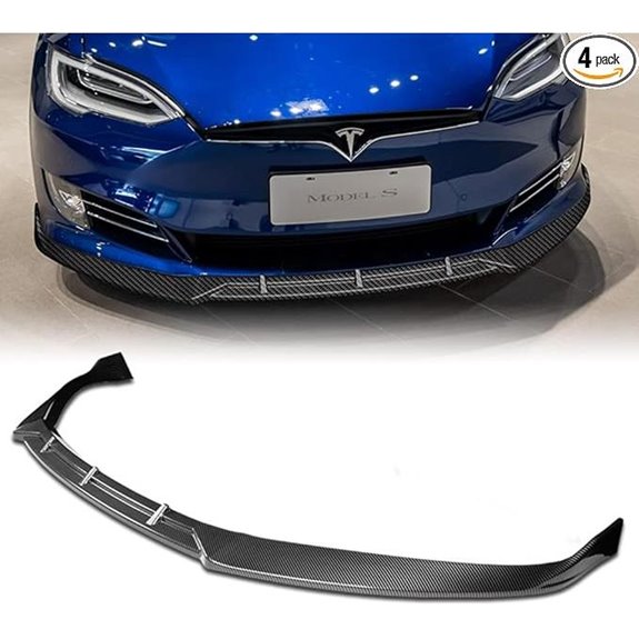 Q1-TECH Front Bumper Lip for Tesla Model S