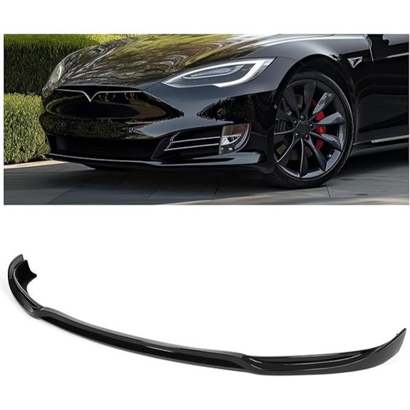 KUAFU 3PCS Front Bumper Lips for Tesla Model S