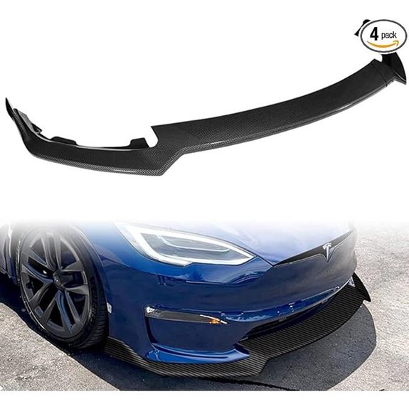 Q1-TECH Tesla Model S Front Bumper Lip Spoiler