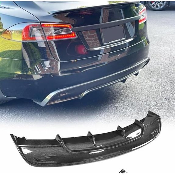 Tesla Model S Carbon Fiber Rear Diffuser Body Kit