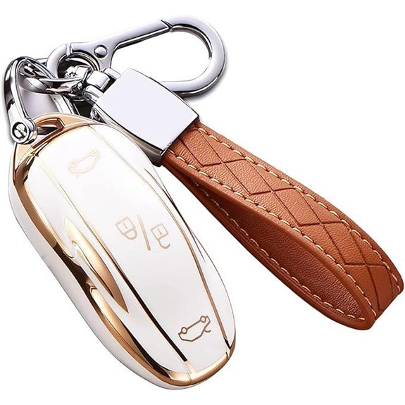 Tesla Model X Key Fob Cover with Keychain
