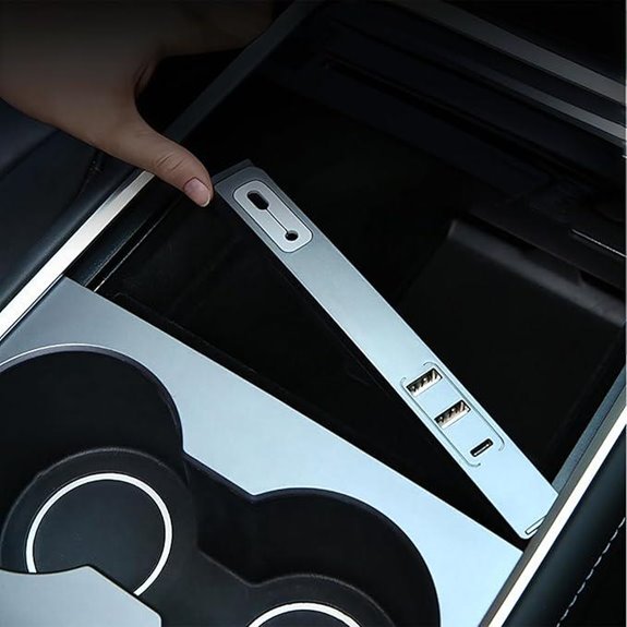 Tesla Model Y & 3 USB Hub Charger with Fast Charging