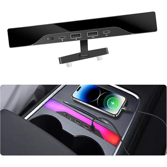 USB Hub for Tesla Model Y & 3 (2020-2024)