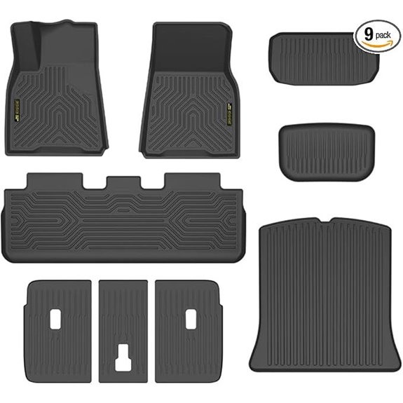 PIT66 Tesla Model Y 9PCS All-Weather Floor Liners