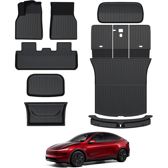 Tesla Model Y 2025-2026 Floor Mats 8-Piece Set