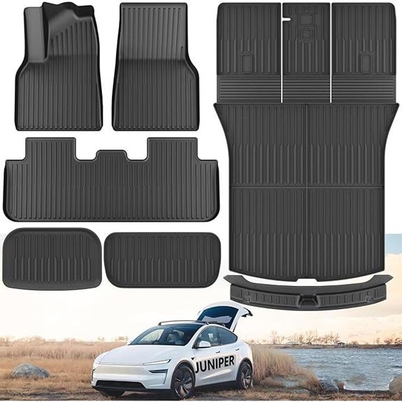 Tesla Model Y Juniper 7-Piece All-Weather Trunk Floor Mats