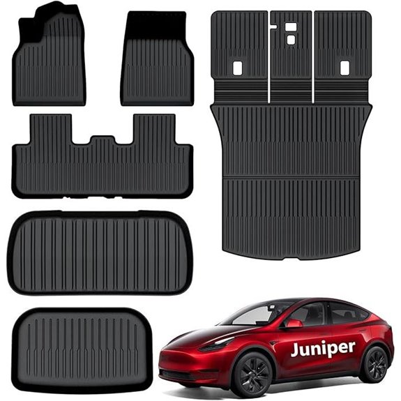 AUXKO All Weather Tesla Model Y Floor & Cargo Mats