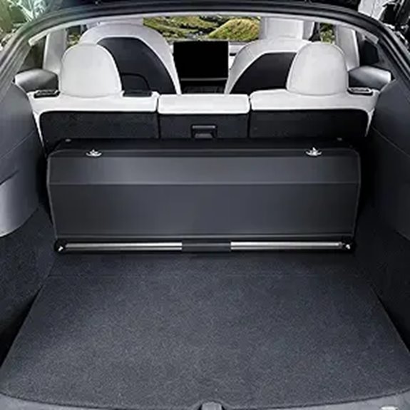 Tesla Model Y Leather Trunk Organizer with Lid