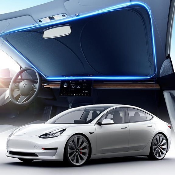 Tesla Model Y/3 Sun Shade UV Reflective Car Sunblock
