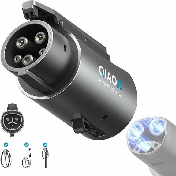QIAO Tesla to J1772 Adapter 80A Portable EV Charger