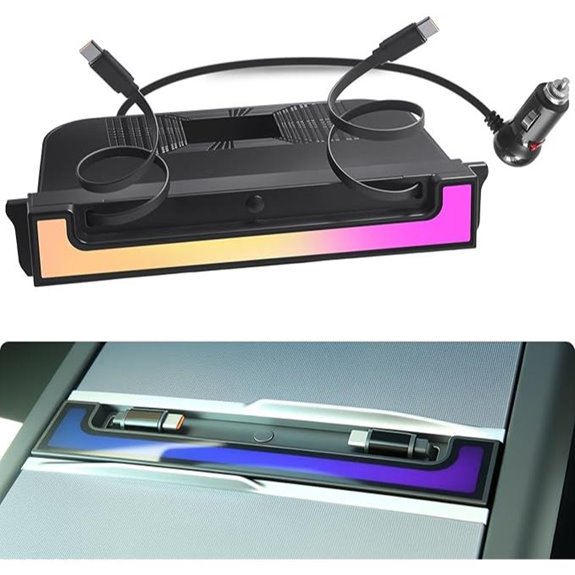 Tesla Model Y & 3 USB-C Hub with Fast Charging