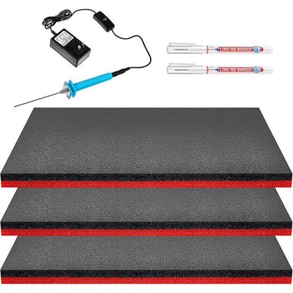 Gisafai 3-Piece Toolbox Foam Organizer Set