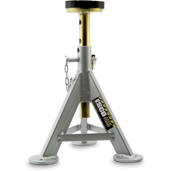 ESCO 10498 Jack Stand 3 Ton Capacity Silver 21.5