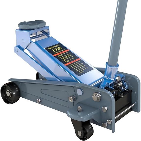 LARBANKE 3 Ton Floor Jack with Wheels