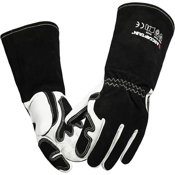 ARCCAPTAIN Tig Welding Gloves - Goatskin Leather