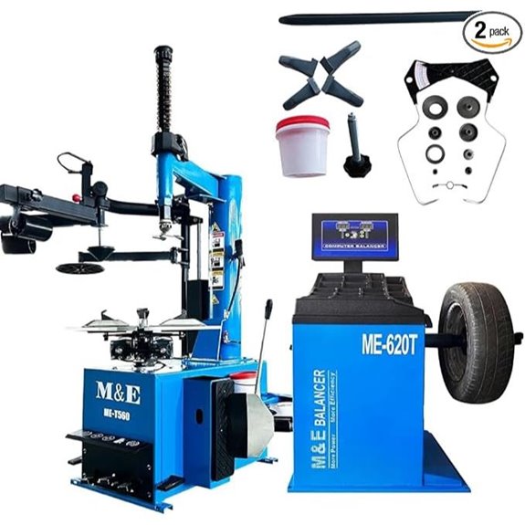 KATOOL Tire Changer & Balancer Machine Combo