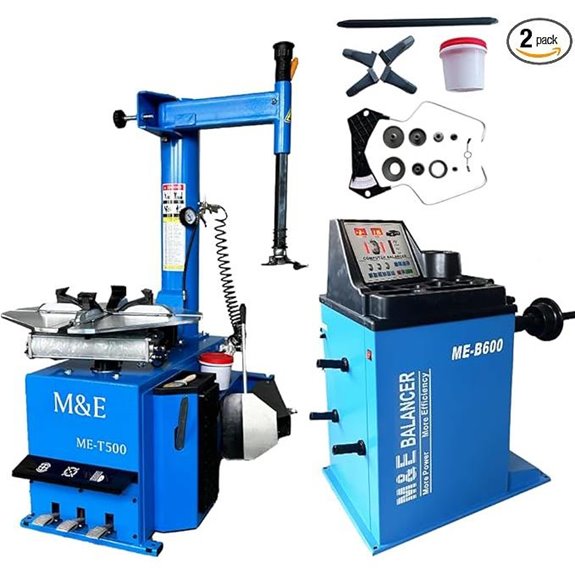 KATOOL ME Tire Changer & Wheel Balancer Combo
