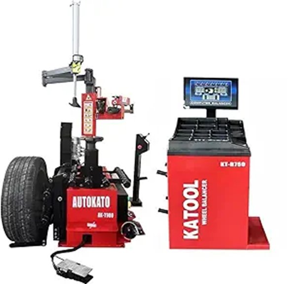 KATOOL Tire Changer & Wheel Balancer Combo