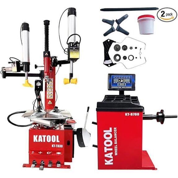 KATOOL 2.0 HP Tire Changer & Wheel Balancer Combo