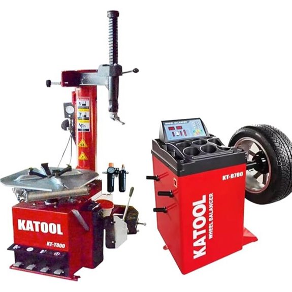 KATOOL Tire Changer & Wheel Balancer Combo Machine