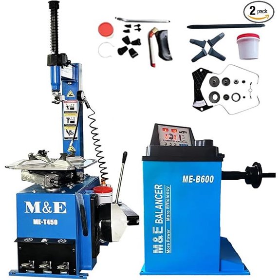 KATOOL Tire Changer & Wheel Balancer Combo Machine