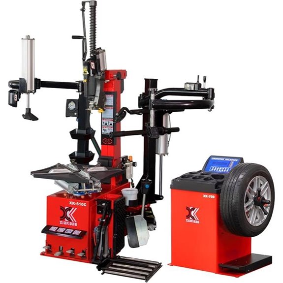 XK-610C-70D Tire Changer & Wheel Balancer Combo