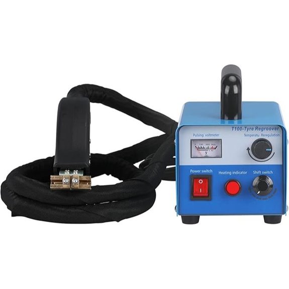 Tire Iron Regroover Machine with 20 Blades