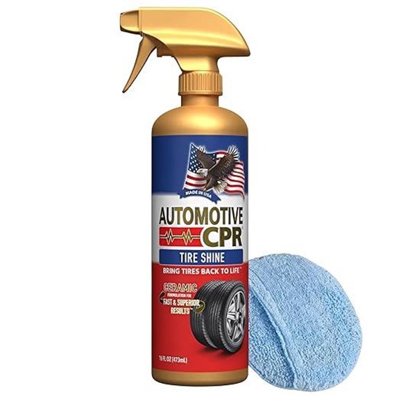 Tire Shine Spray with UV Protection (16oz)
