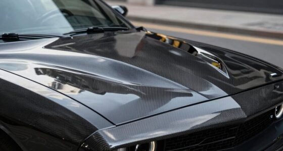 top carbon fiber muscle hoods