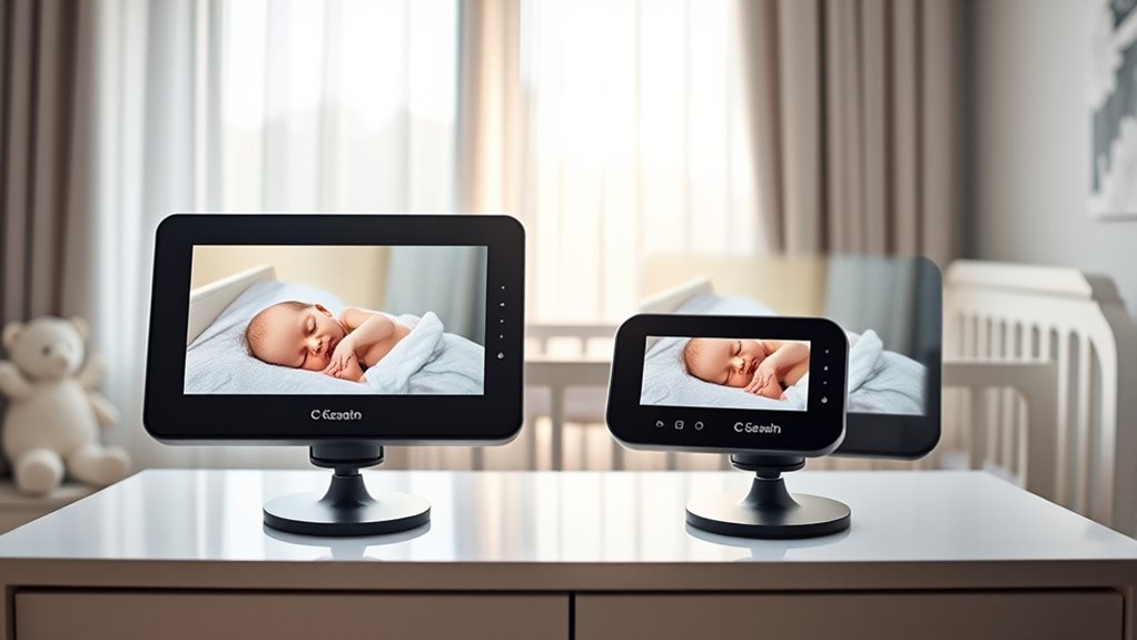 top dual camera baby monitors