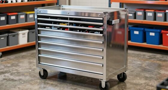 top garage rolling tool storage