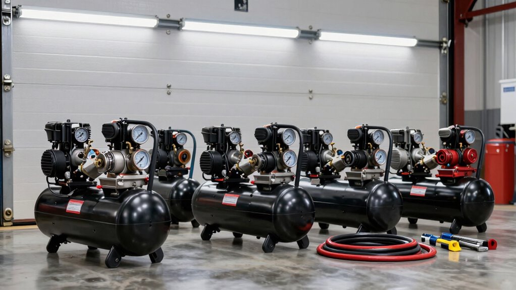 top heavy duty garage compressors