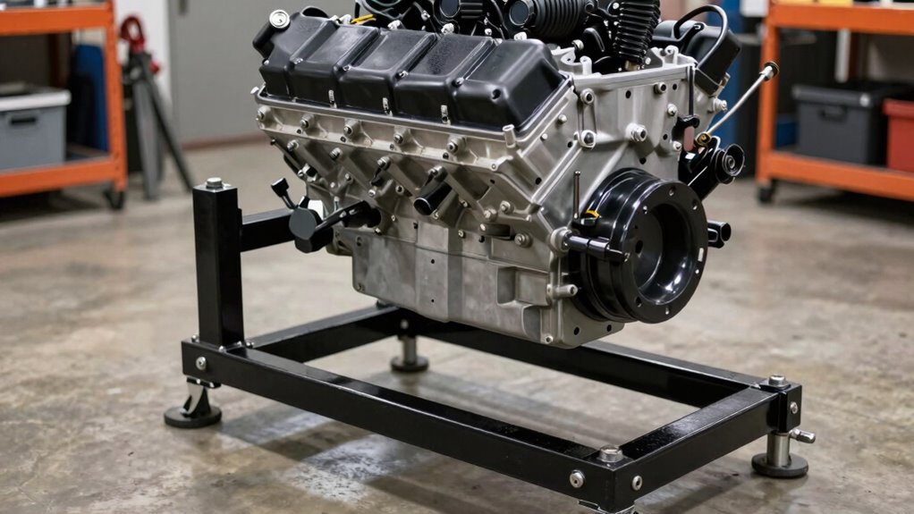 top heavy engine support