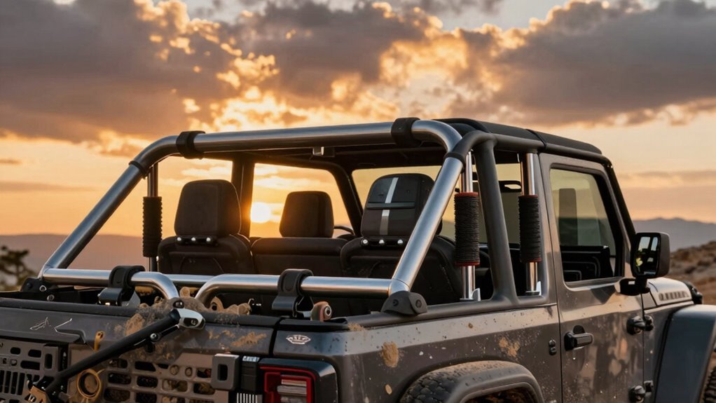 top jeep roll bar handles