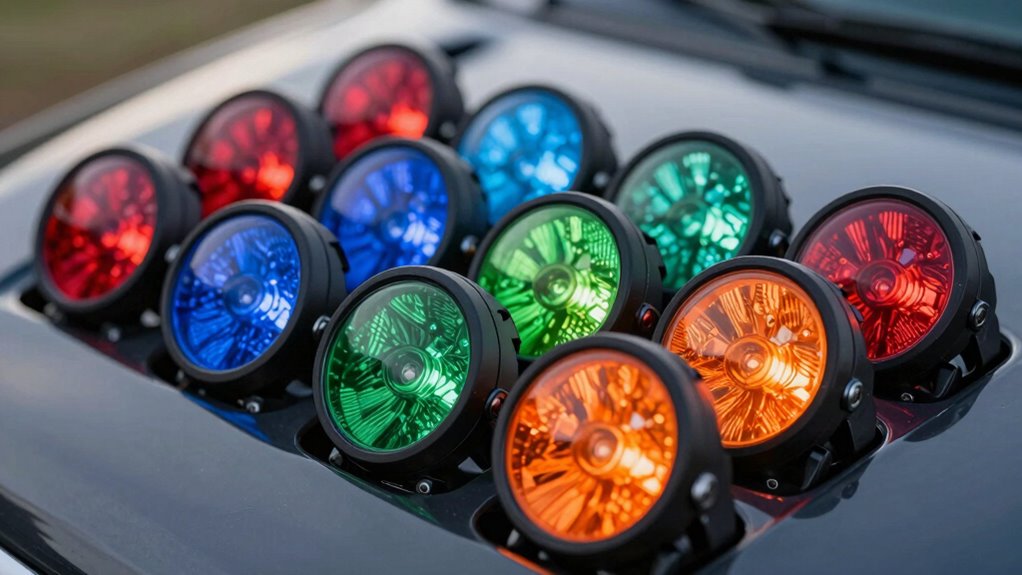 top led lens cover options